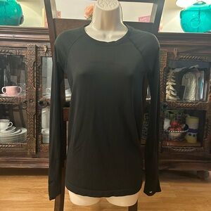lulu lemon athletica Swiftly Tech Long-Sleeve Shirt; Black